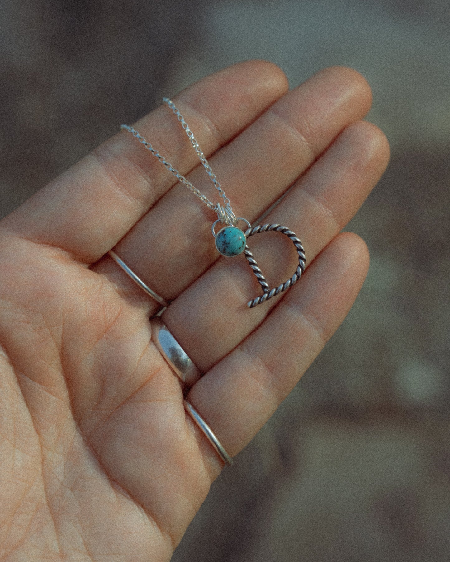 Twist Initial Necklace