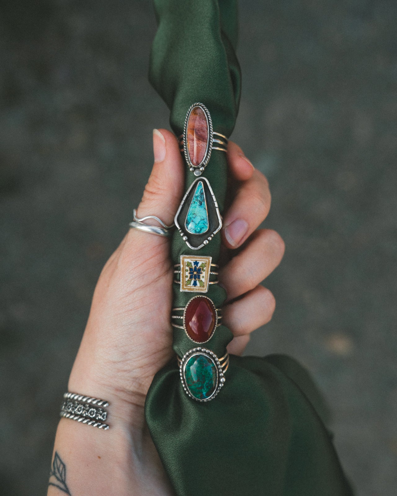Chrysocolla Ring Size 9