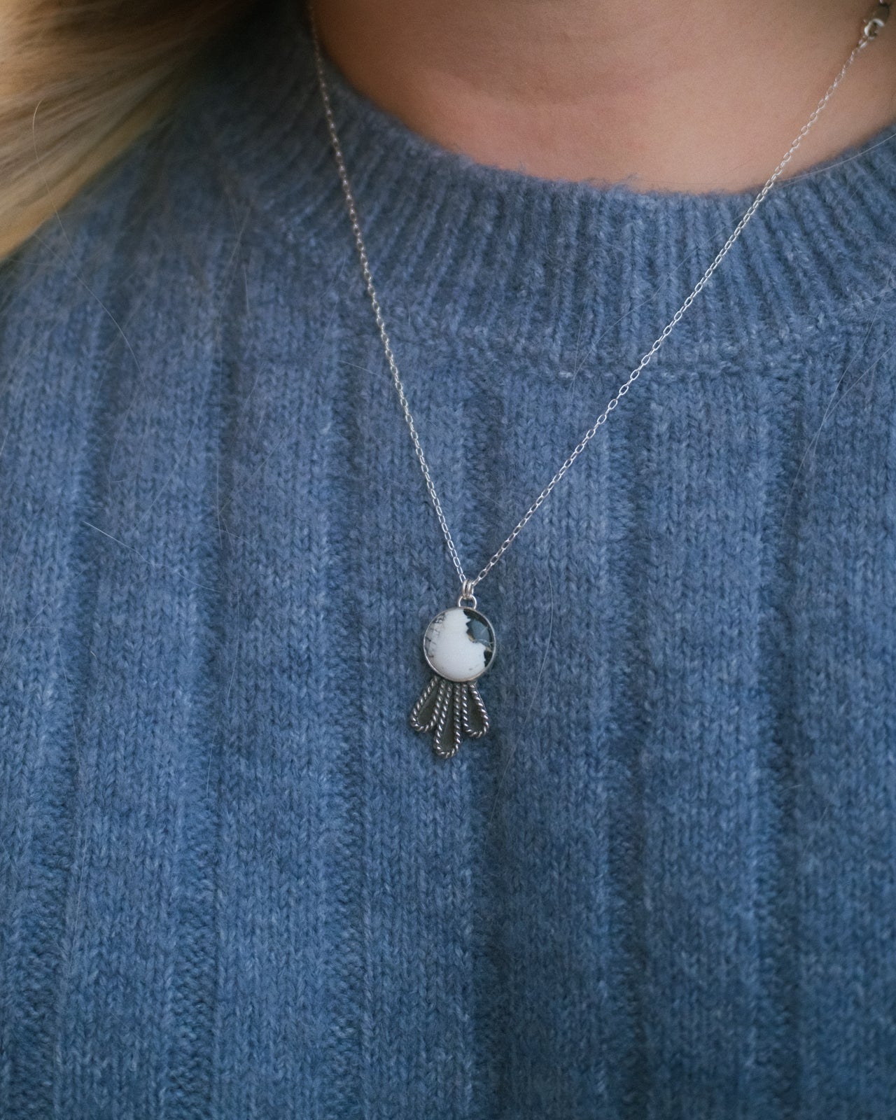 Juniper Necklace - White Buffalo