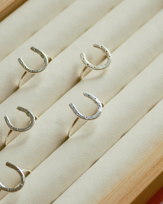 Lucky Horseshoe Ring - Made to Order