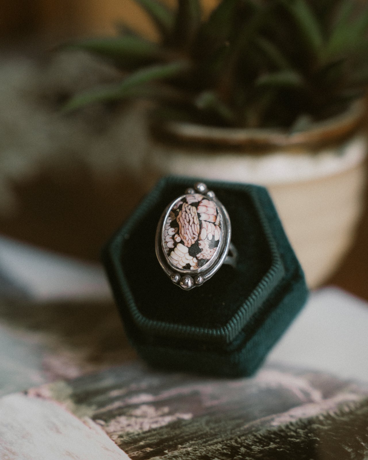 Snakeskin Ring - Size 6.5