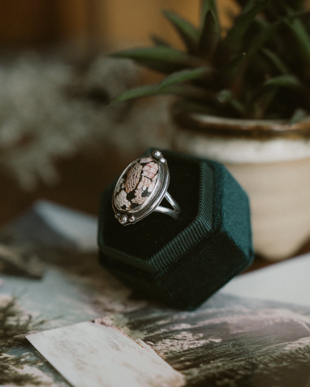 Snakeskin Ring - Size 6.5