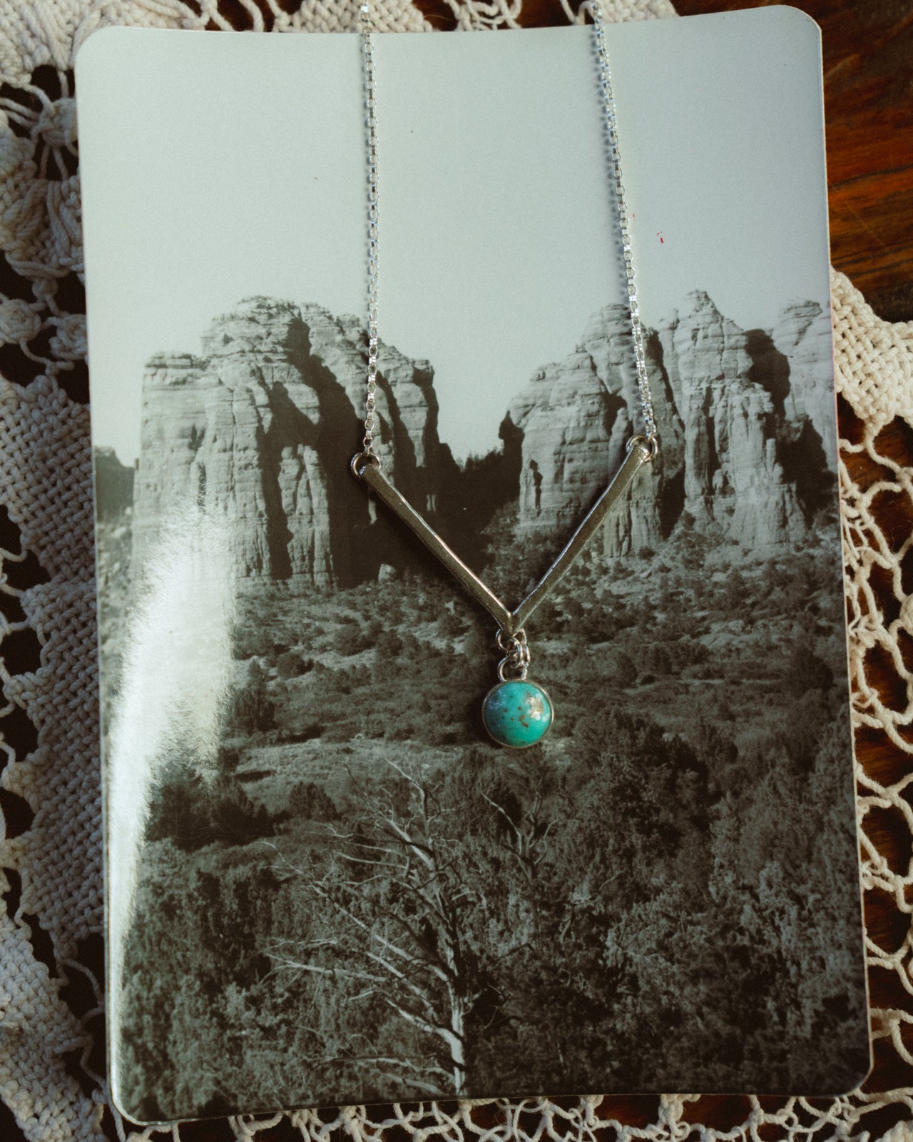 Turquoise Drop Necklace