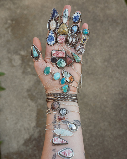 Bird's Eye Rhyolite Bracelet