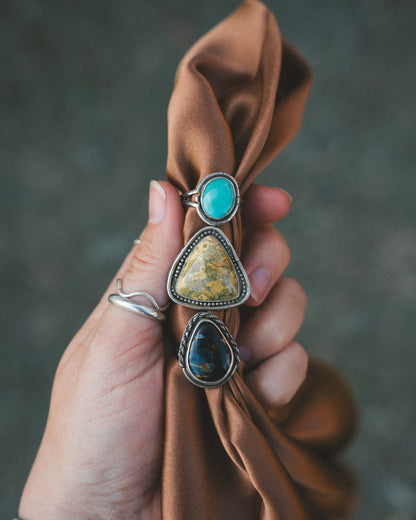 Ocean Jasper Ring Size 6.75