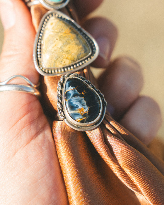 Pietersite Ring Size 7.5