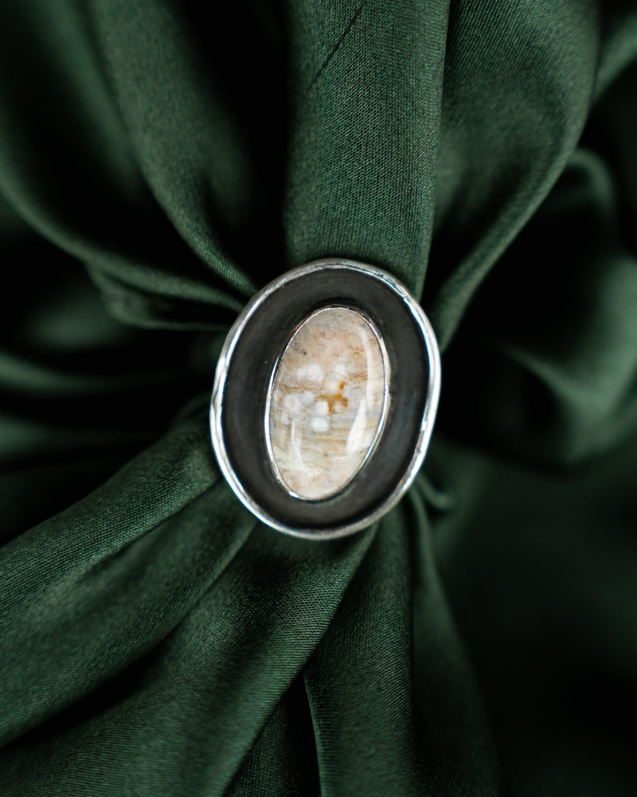 Ocean Jasper Ring Size 6.5