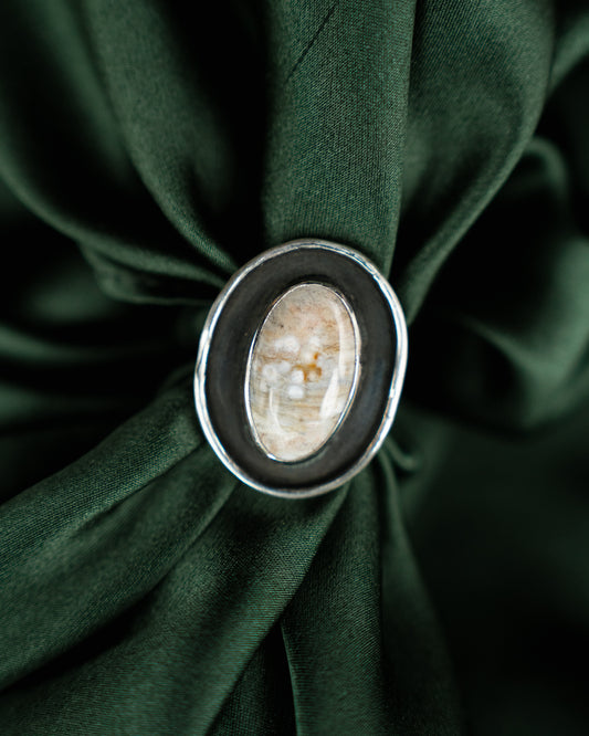 Ocean Jasper Ring Size 6.5