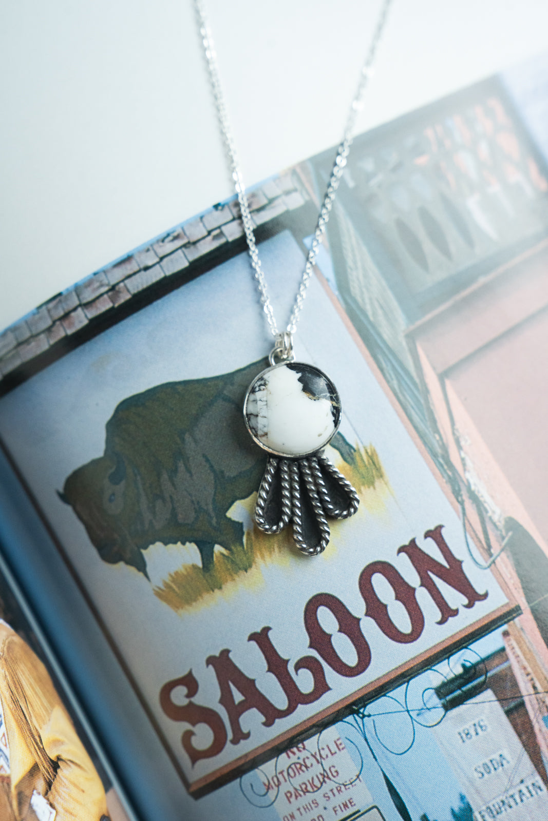 Juniper Necklace - White Buffalo