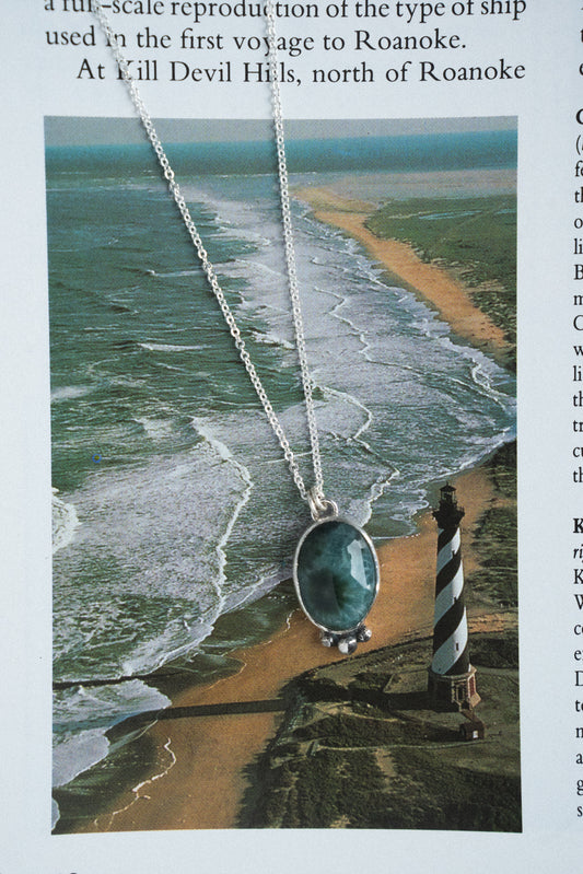 The Sunday Necklace - Ocean Jasper