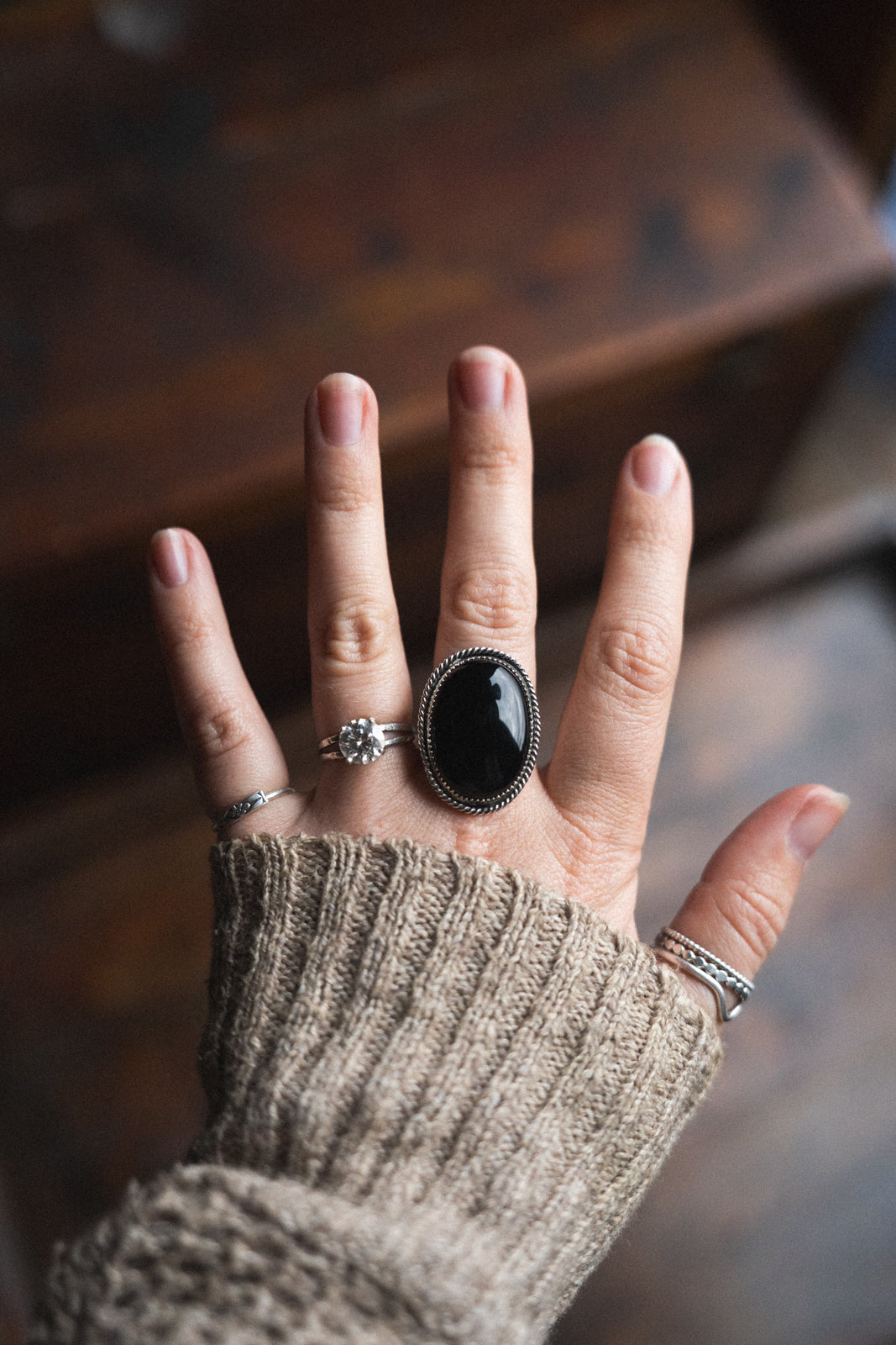 The Shadow Ridge Ring - Size 8