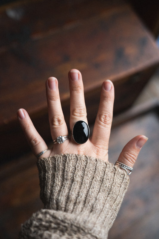 The Shadow Ridge Ring - Size 6.5