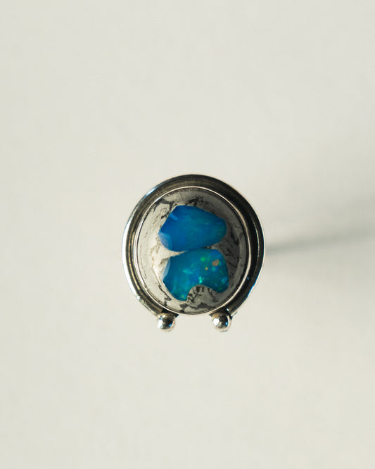 Galaxy Opal Ring - Size 7.75
