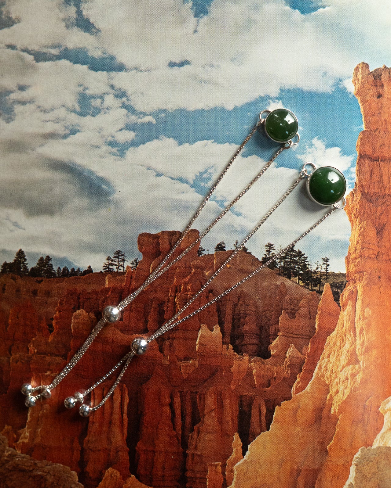 Shimmer Slide Bracelet - Jade