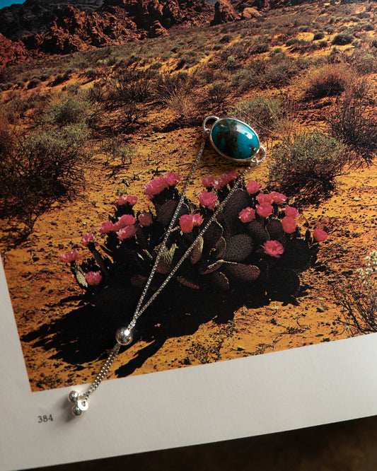 Shimmer Slide Bracelet - Chrysocolla