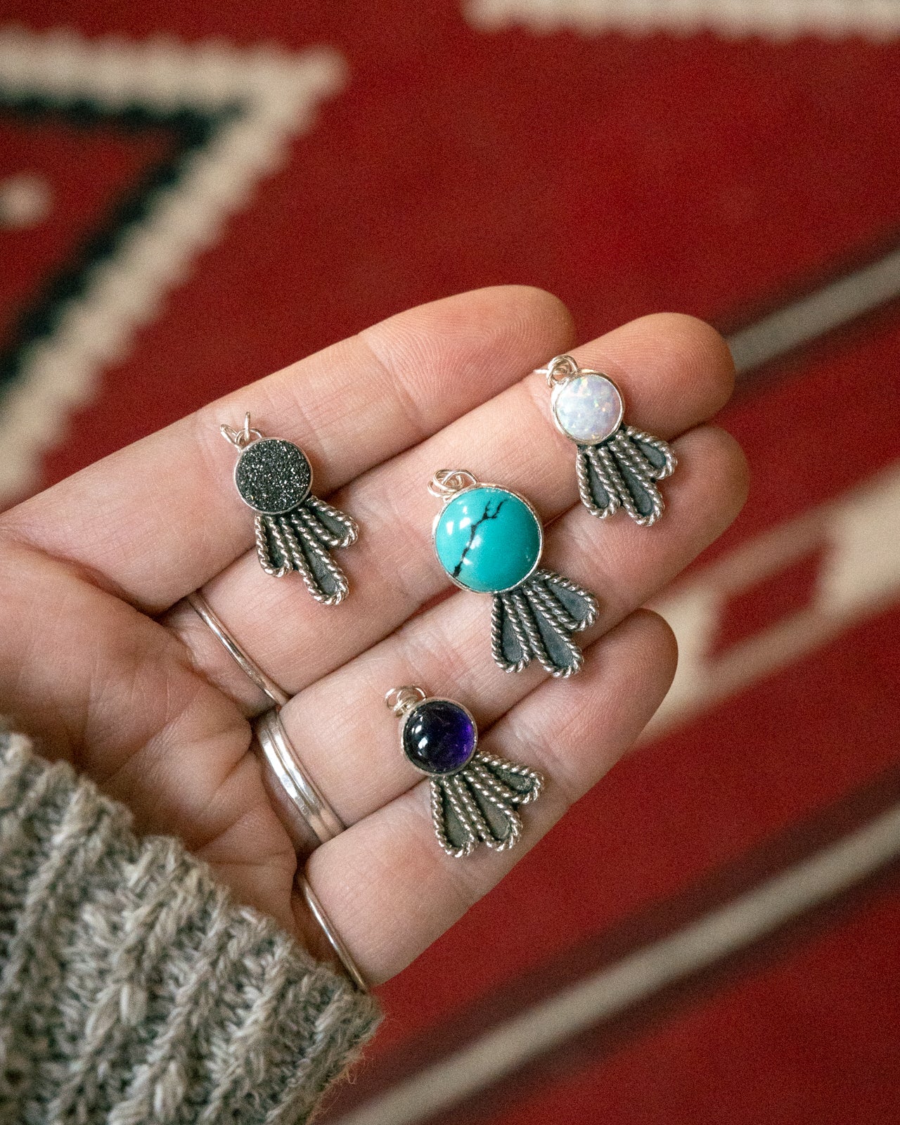 The Juniper Necklace - Opal