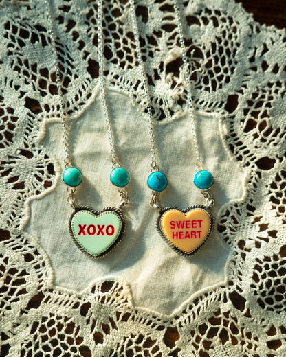 XOXO Heart Necklace