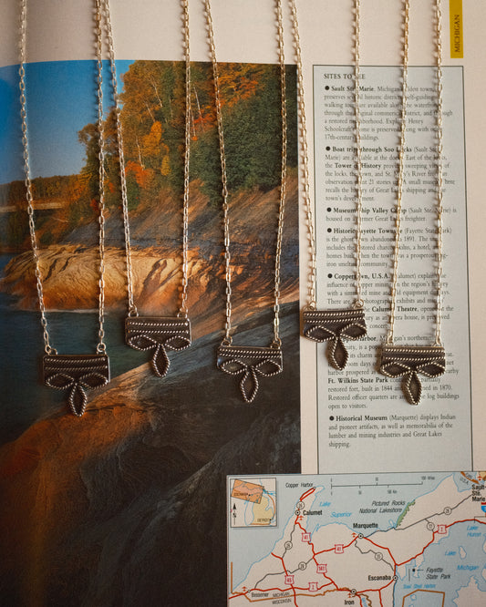 Boot Stitch Necklace - PREORDER