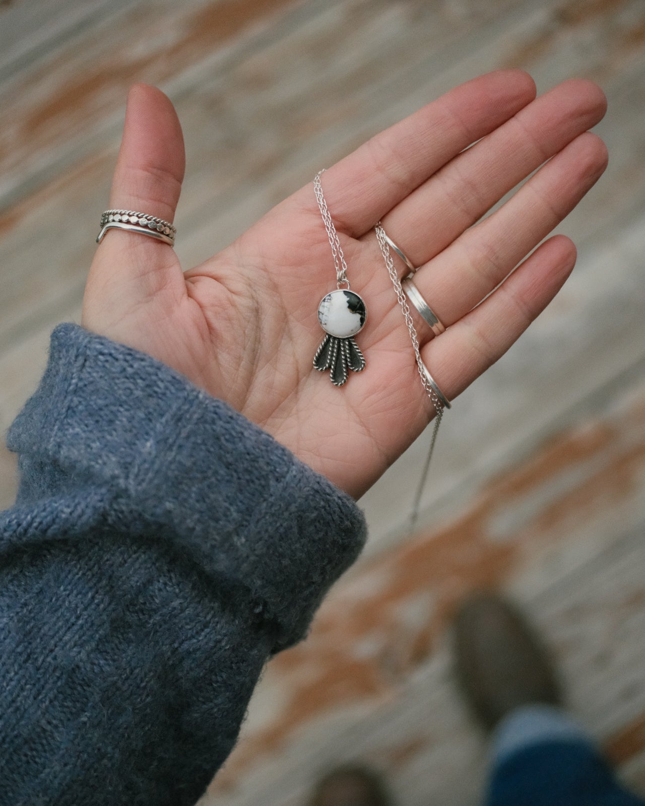 Juniper Necklace - White Buffalo