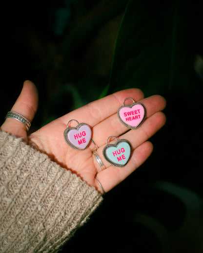 Candy Hearts Pendants