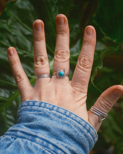 Lucky Horseshoe Ring - Made to Order