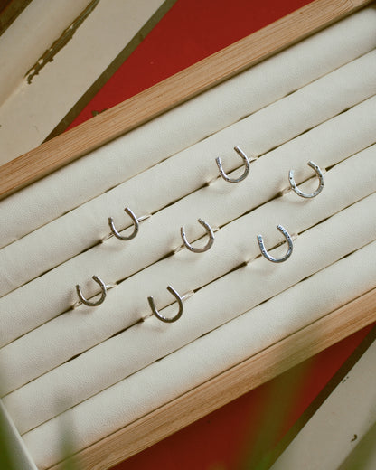 Lucky Horseshoe Ring - Made to Order