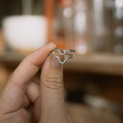 Thin Wishbone Ring