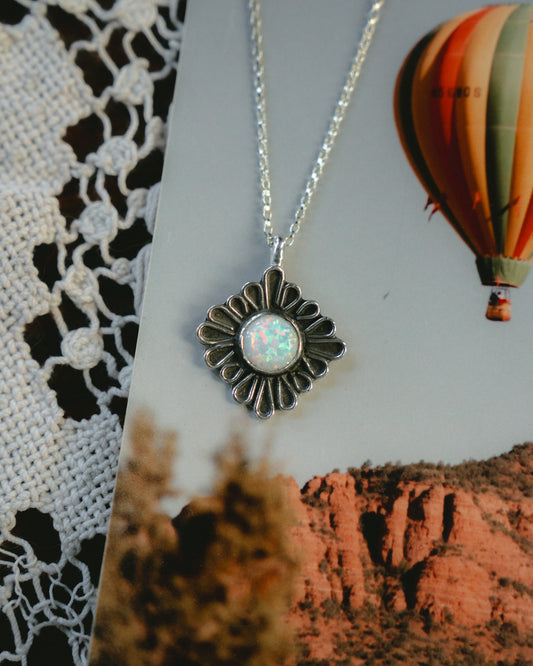 The Dolly Necklace - Opal