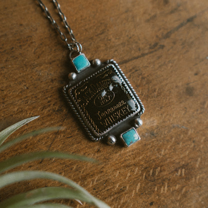 Jack Daniel’s Enamel Pin Necklace